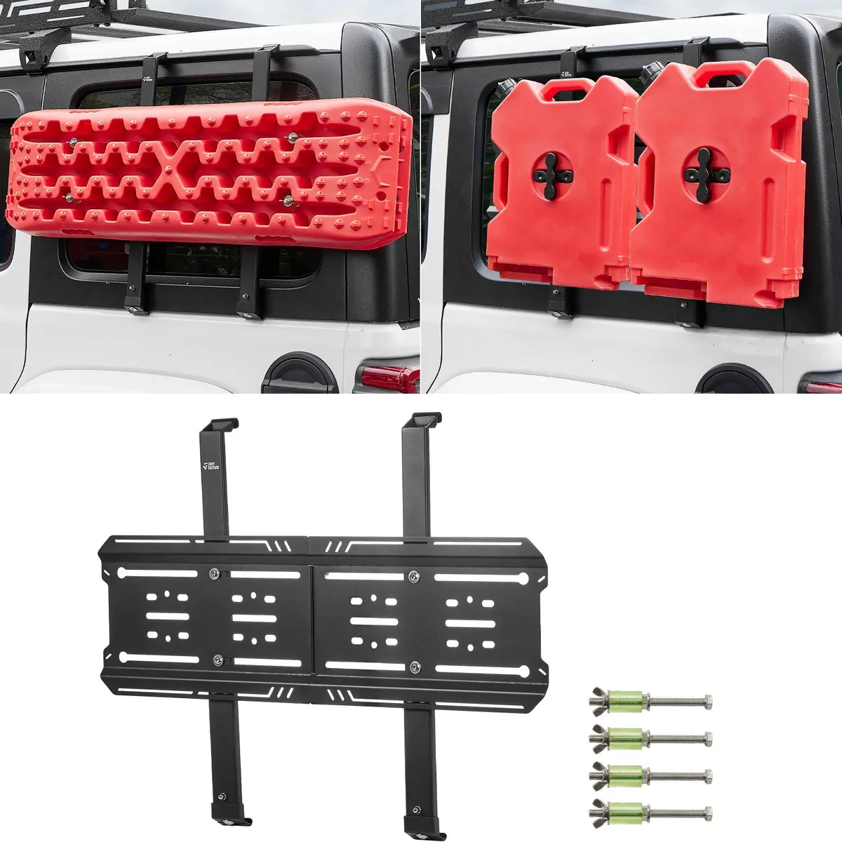 Rear Window Molle Storage Panel For Jeep Wrangler Jl 2018–2026 (Hard Top) 1