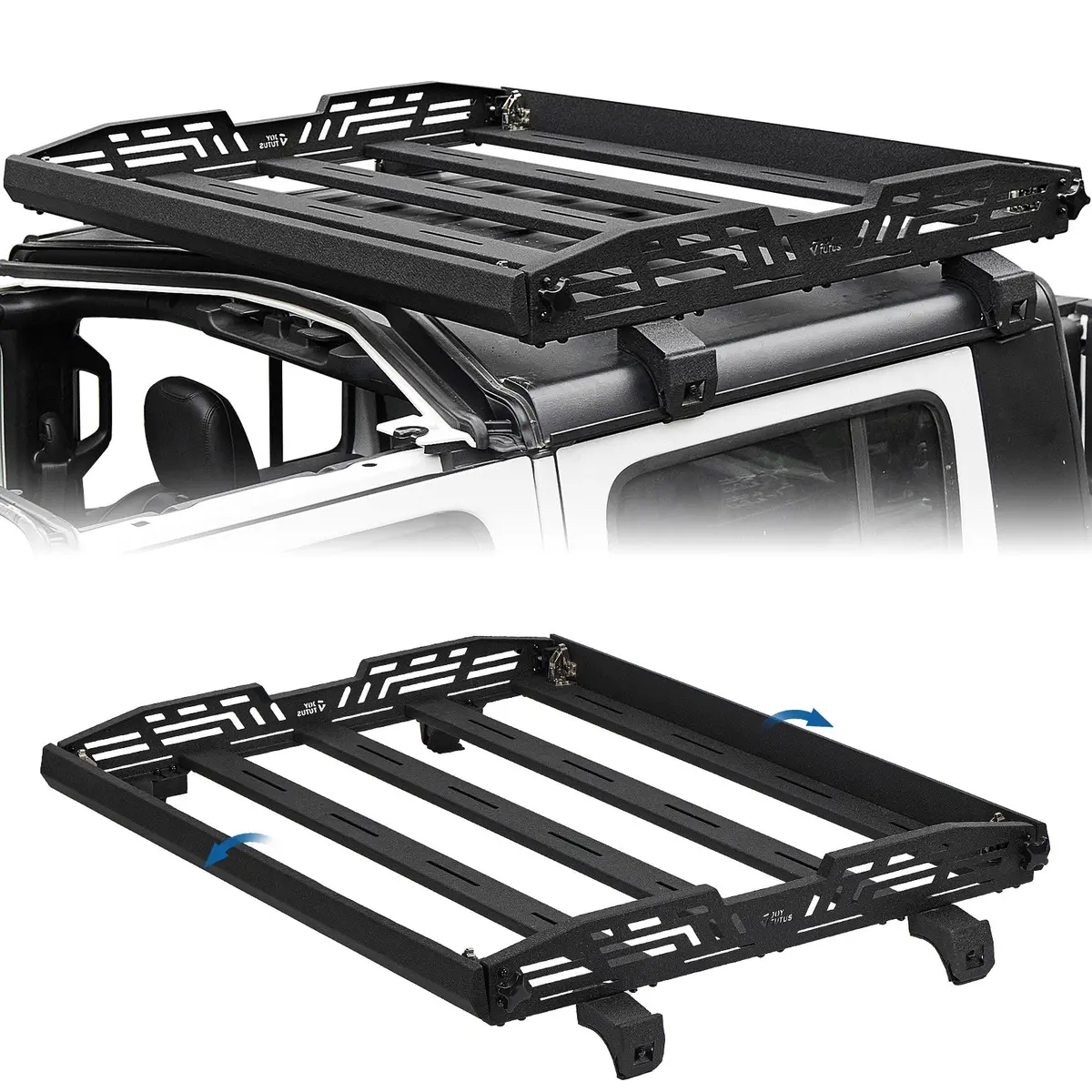 Jeep Wrangler Jl & Gladiator Jt Roof Rack Basket (2018–2026) – 485 Lbs Capacity 1