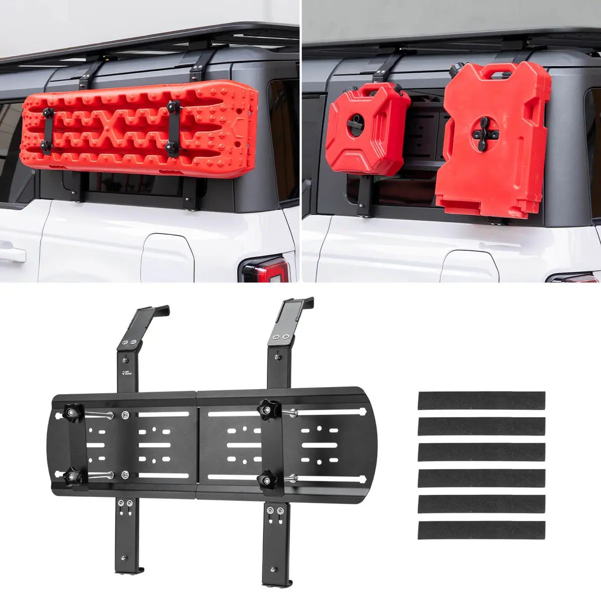 Rear Window Molle Storage Panel Kit For Bronco 4-Door 2021–2026 1