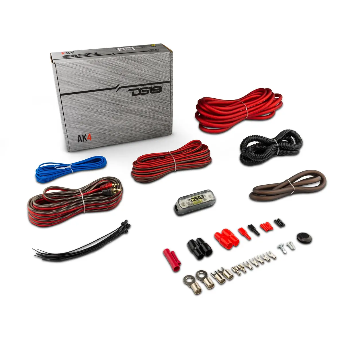 4-Ga Cca Amplifier Installation Kit - Red 1