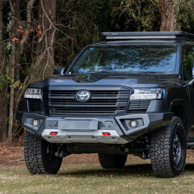 Rival Front Aluminum Bumper 2021-2025 Toyota Land Cruiser 300 Series With Winch Mount 1