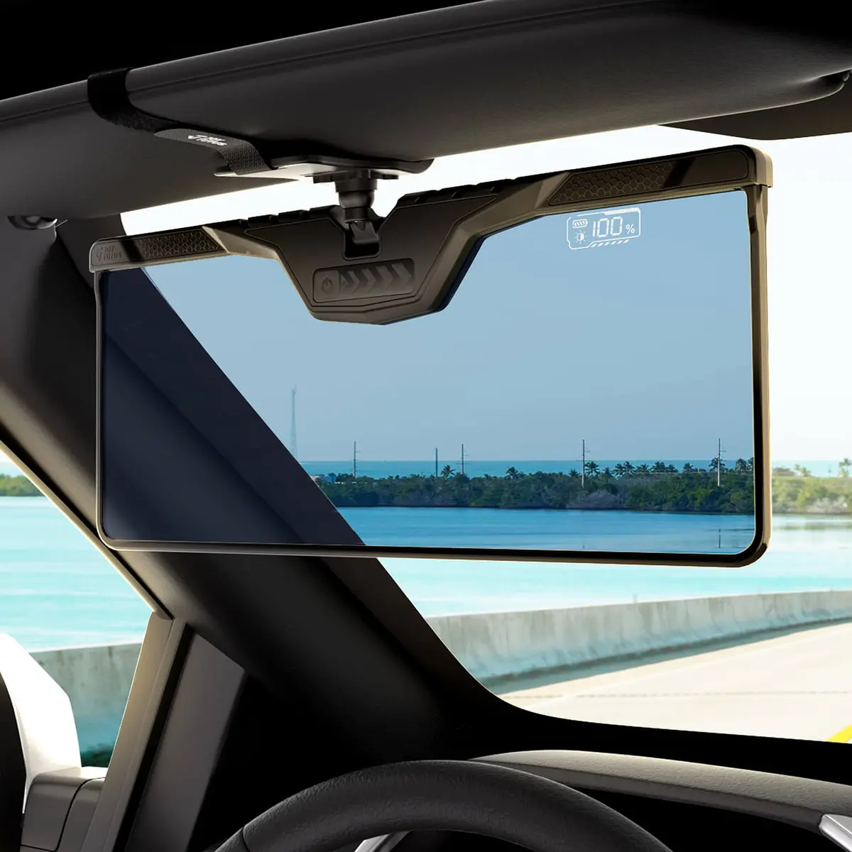 Automatic Polarized Photochromic Sun Visor Extender For Car 1