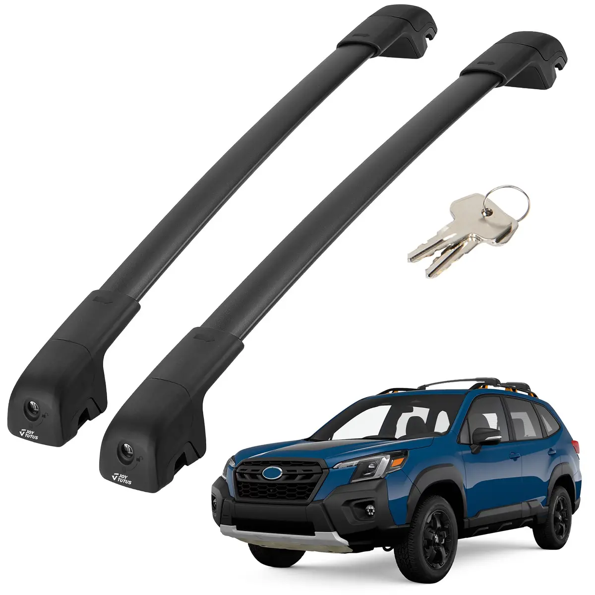Lockable Roof Rack Cross Bars For Forester Wilderness 2022–2026, 220Lb 1