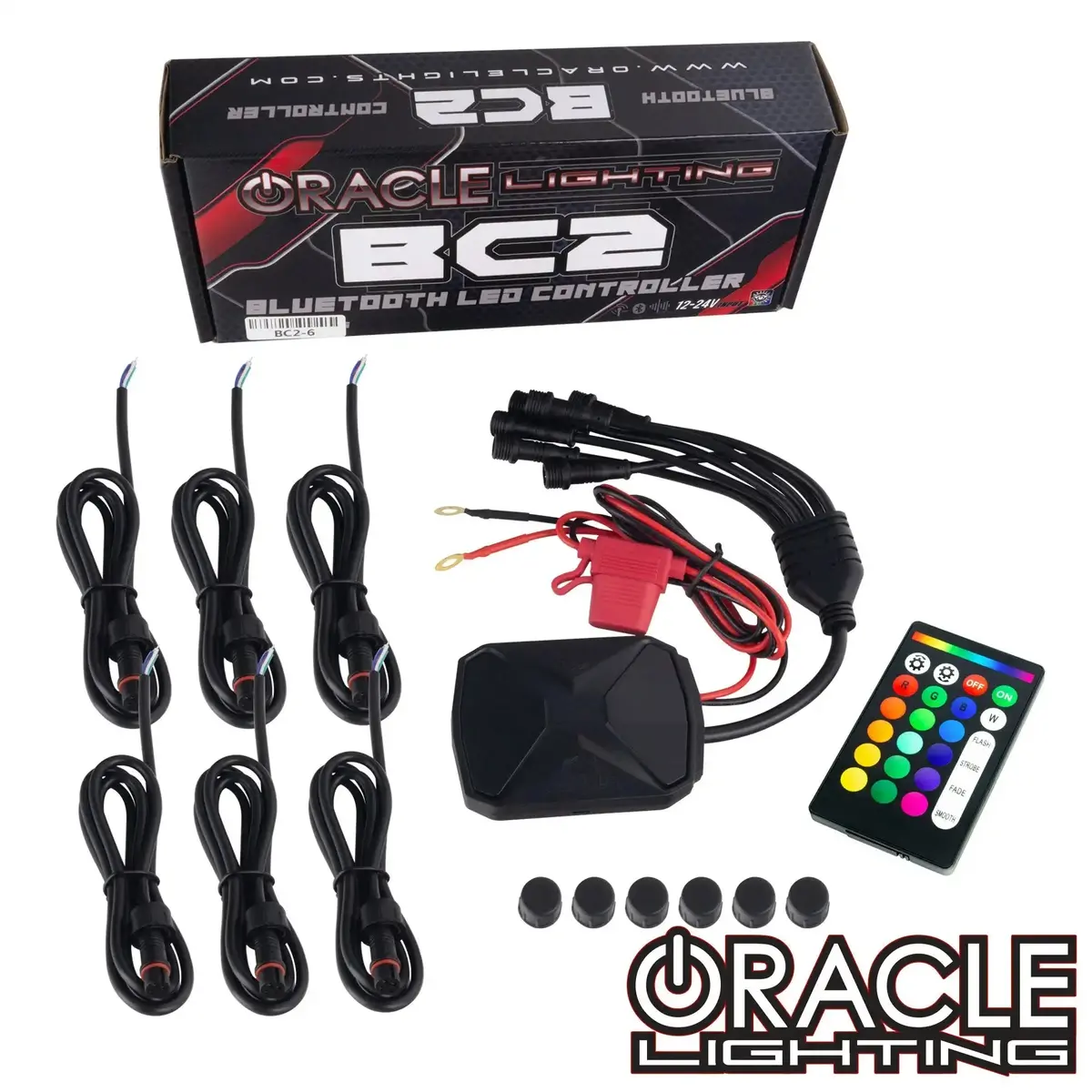 Oracle Bc2 Bluetooth Colorshift Rgb Led Controller - 6 Output Wireless App Control 1