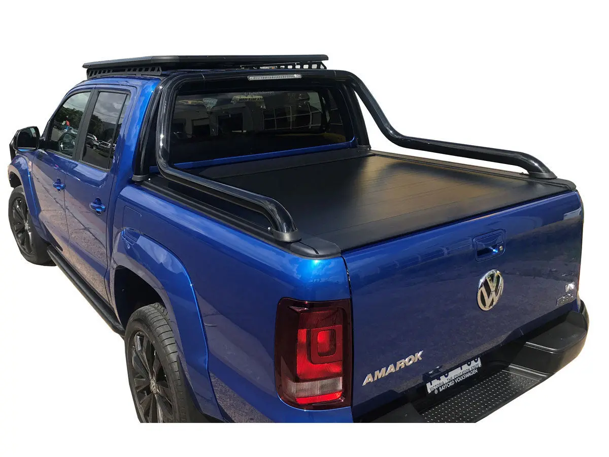Vw Amarok Ultimate Dc 2010-2021 Electric Roller Shutter Cover For Sports Bar Tonneau Hard Lid 1