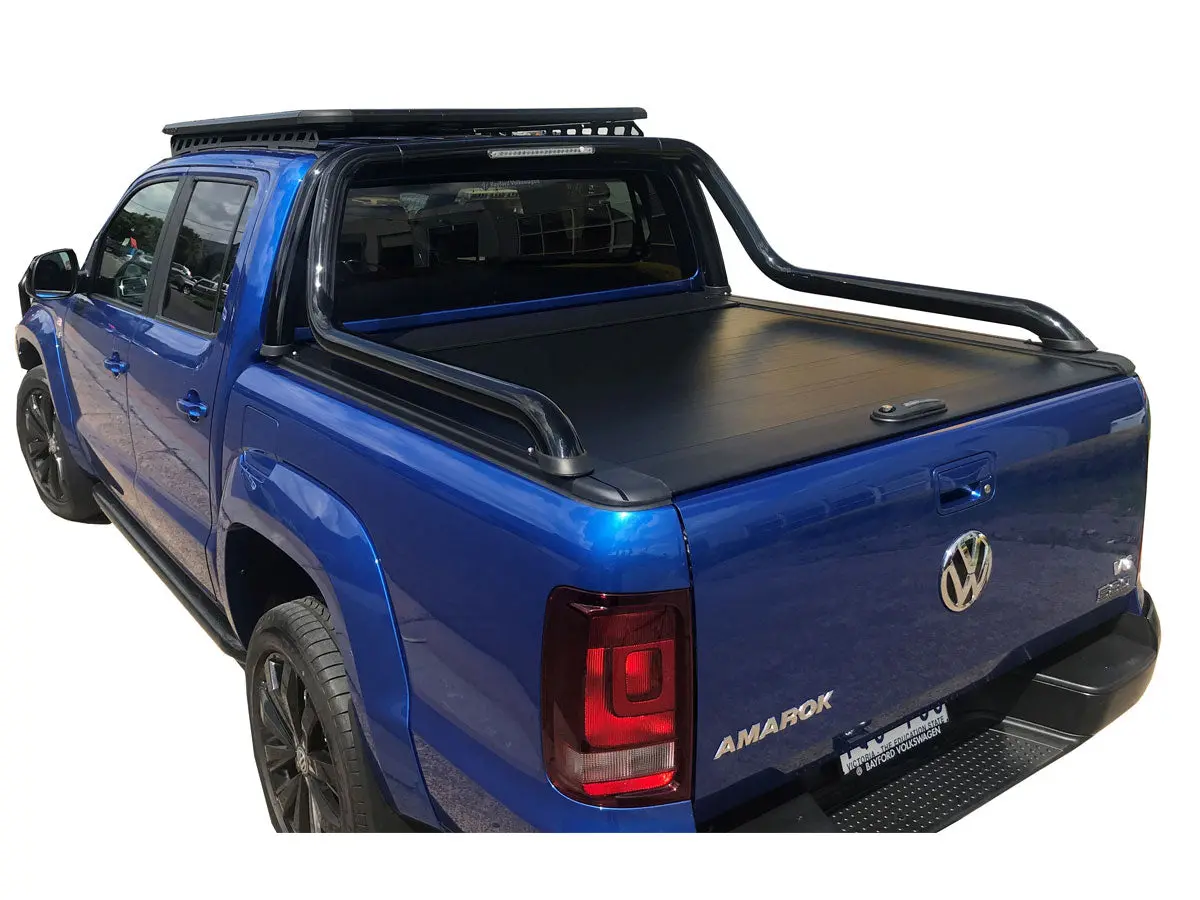 Vw Amarok Ultimate Dc 2010-2021 Manual Roller Shutter Cover For Sports Bar Tonneau Hard Lid 1