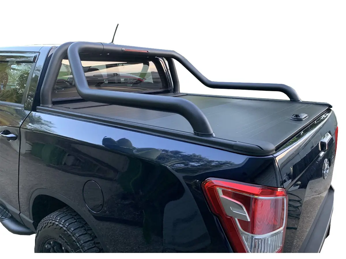 Kgm Ssangyong Musso Xlv 2019-2026 Manual Roller Shutter Cover For Sports Bar Tonneau Hard Lid 1