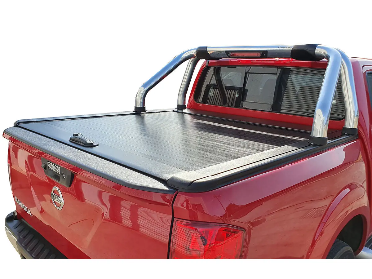 Navara Np300 King Cab (Ec) 2015-2020 Manual Roller Shutter Cover For Sports Bar Tonneau Hard Lid 1