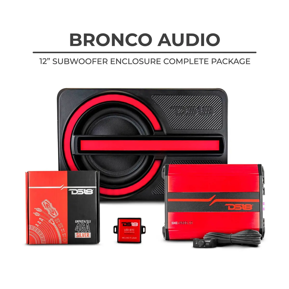 Bronco 6Th Gen Bro-Bass Package 12” Subwoofer Enclosure Complete Package 1