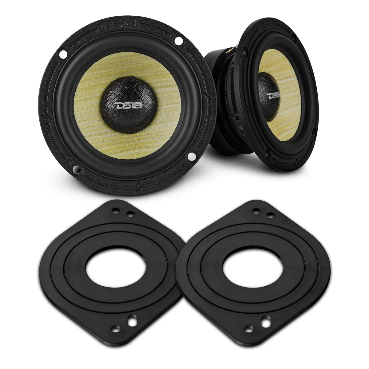 Bronco 6Th Gen Dashboard Speaker Package - Oem Adapters & 3.5" Midrange Speakers 1