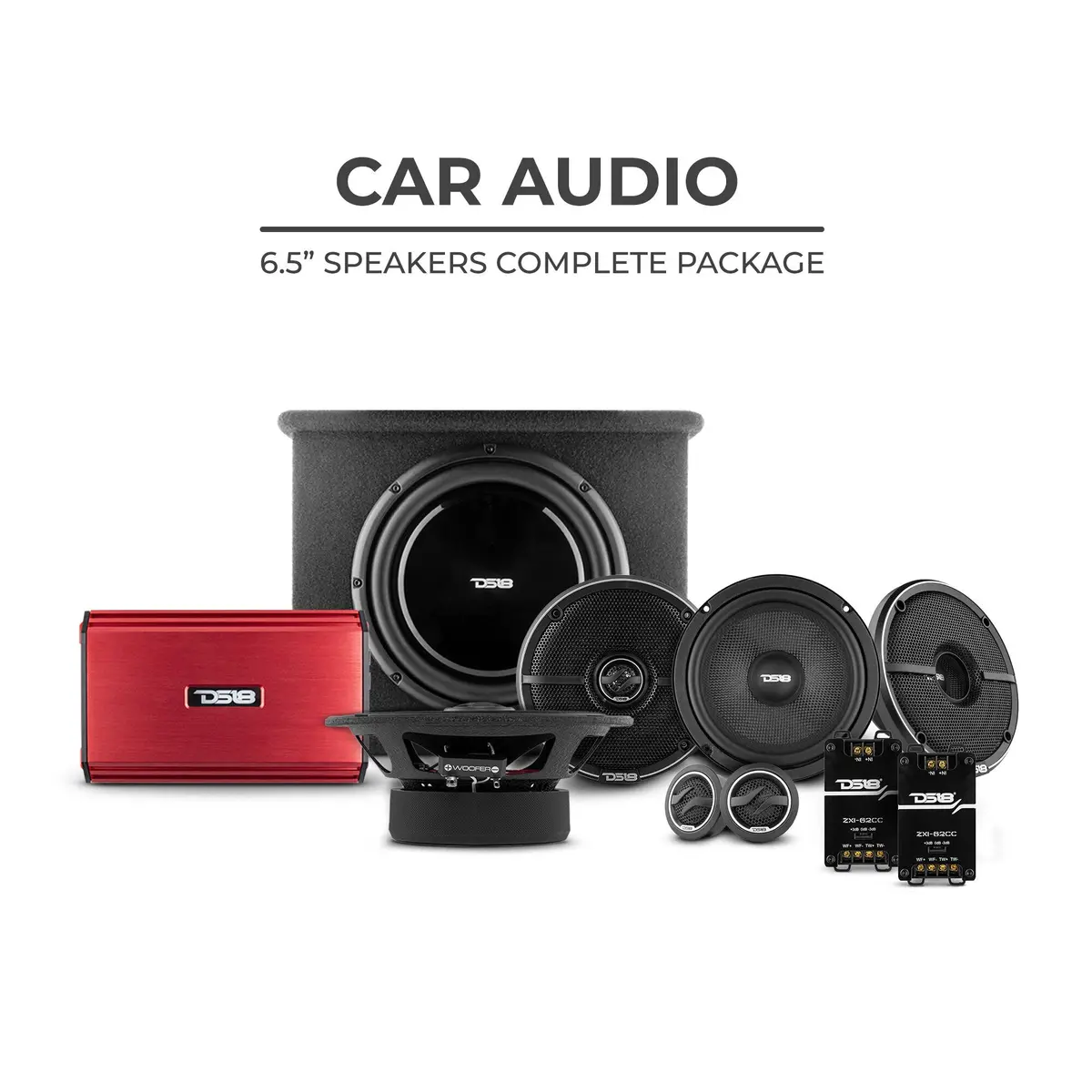 Ds18 Carpk-2 Zxi High Volume Complete System 6.5 Package With Powered 12 Inch Subwoofer 1