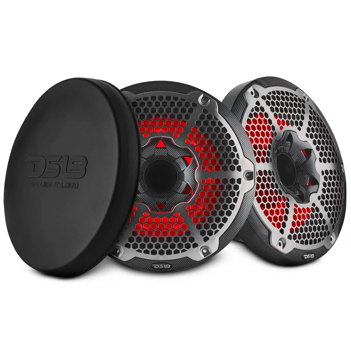 10” Marine 2-Way Hybrid Speaker With Rgb Led, Compression Driver And Neodymium Magnet | 450W Rms 4-Ohm 1