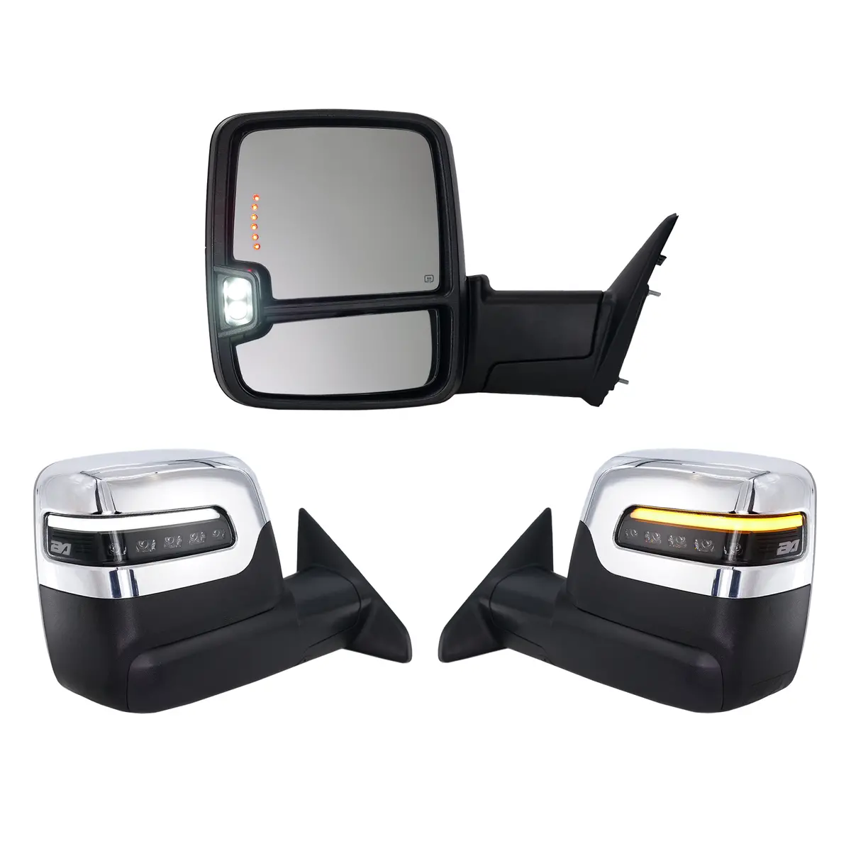 2023+ Style Ram Tow Mirrors | 2009-2018 Dodge Ram 1500 22