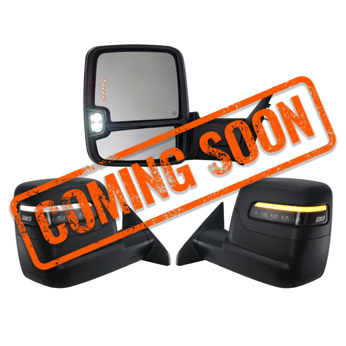 2023+ Style Ram Tow Mirrors | 2019-2024 Dodge Ram 1500 1