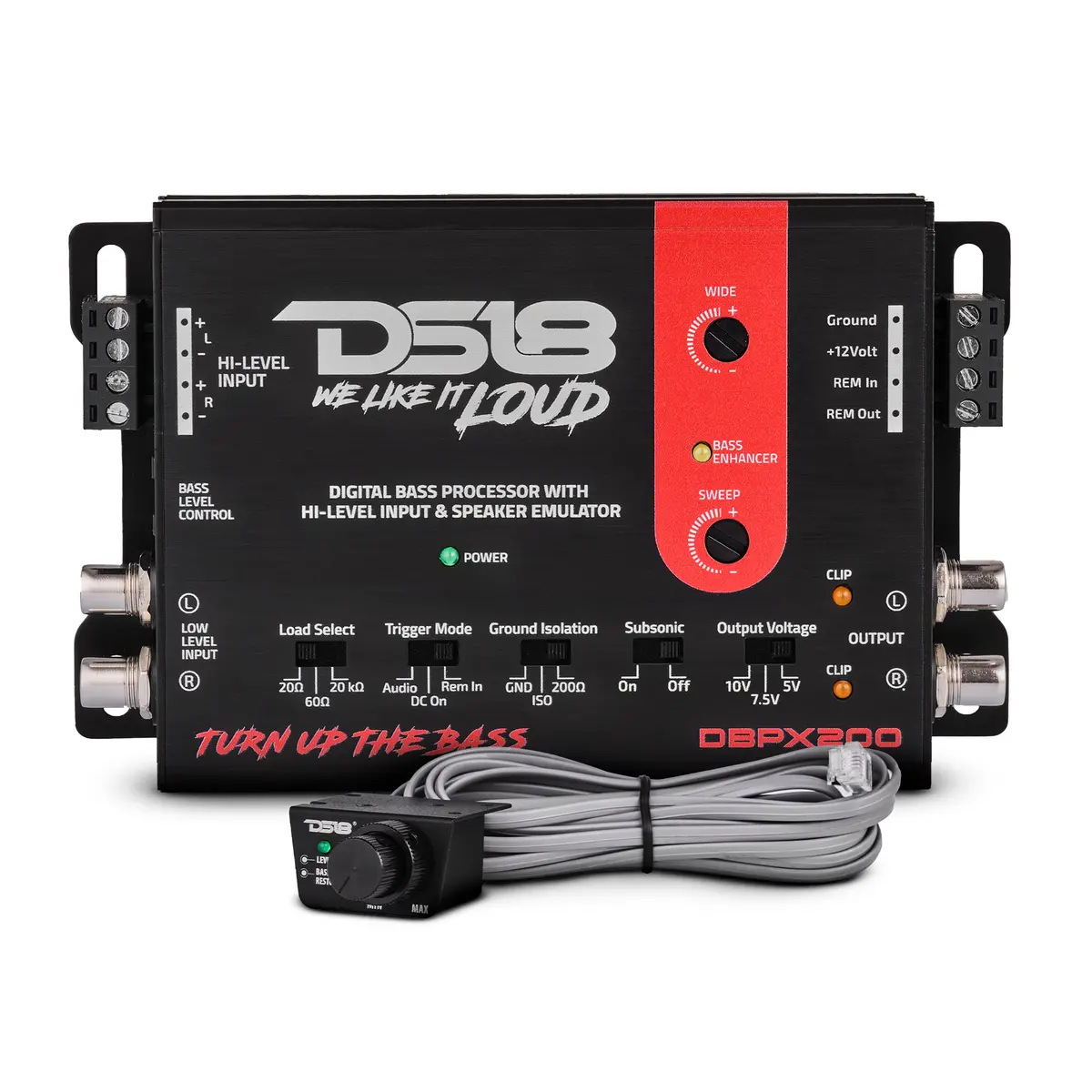 Digital Bass Processor With Hi To Low Signal Converter & Speaker Emulator 1