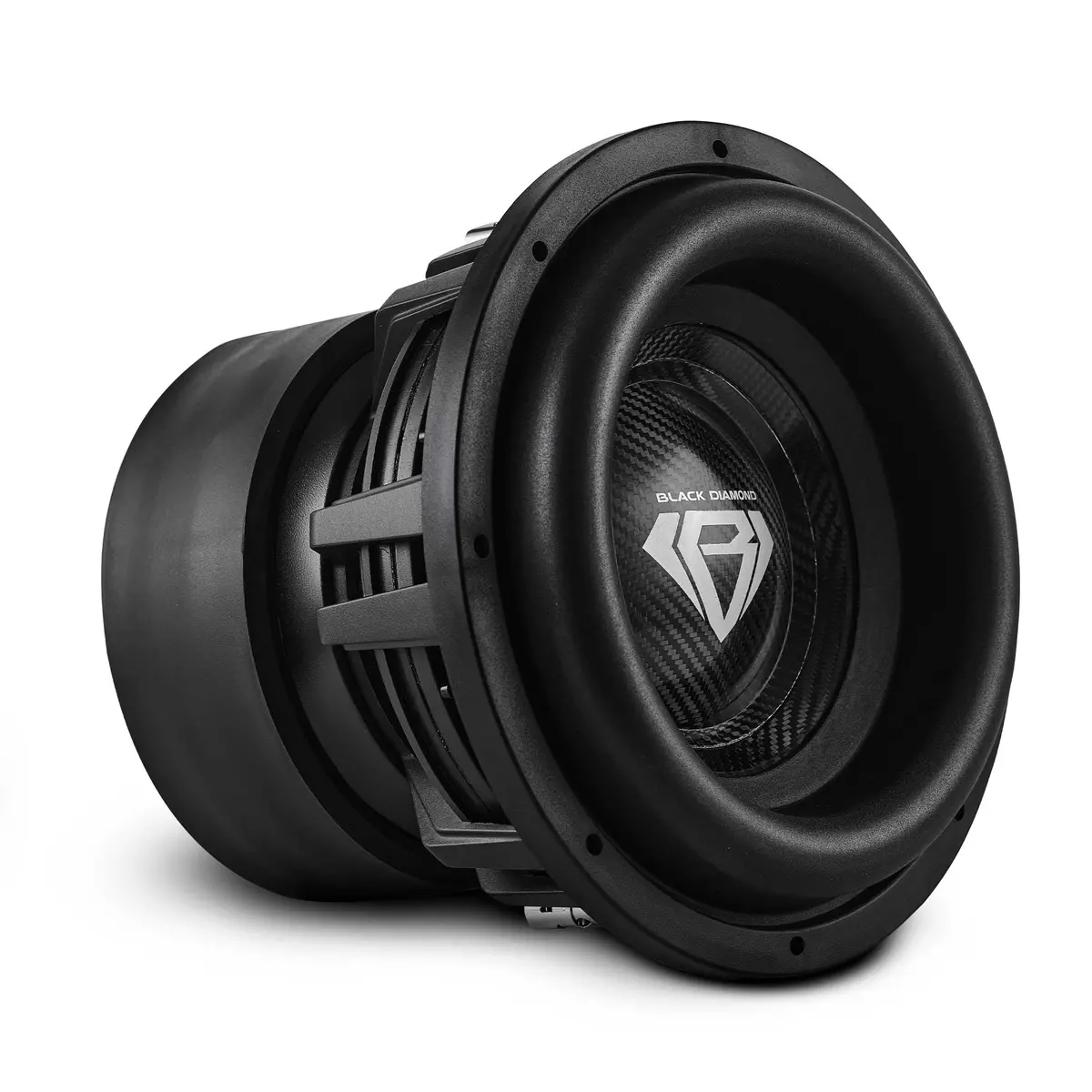 Black Diamond 12" High Excursion Subwoofer With Carbon Fiber Cone | 3500W Rms / 7000W Max | Dual 2-Ohm Voice Coil 1