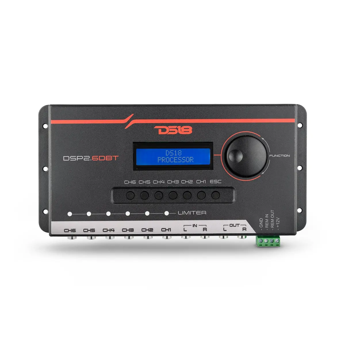 2-Channel In And 6-Channel Out Digital Sound Processor (Dsp) With Bluetooth And Lcd Screen 1