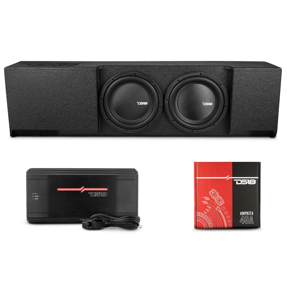 Loaded 2 X 12" Subwoofer Enclosure For 2009 - Up Ford F-150 Crew Cab 2017-2026 Super Duty F-250 / F-350 Crew Cab 1