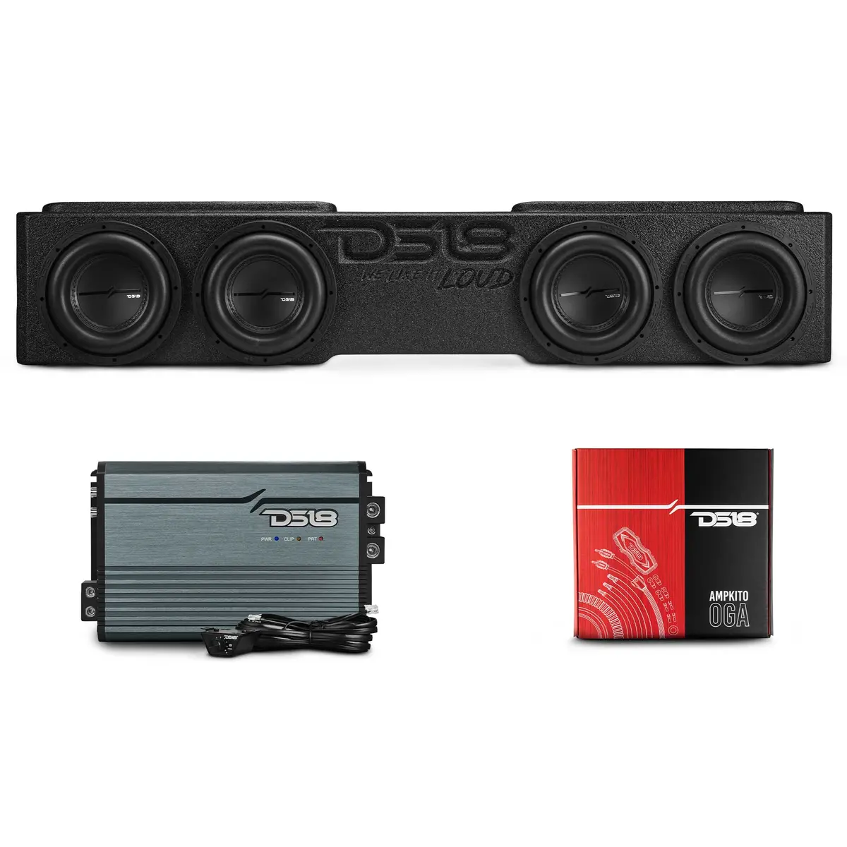 Loaded 4 X 8" Subwoofer Enclosure For Chevy/Gmc Crew Cabs (2007-2026) And Ford F-150/Super Duty Crew Cabs (2009-2026) 1