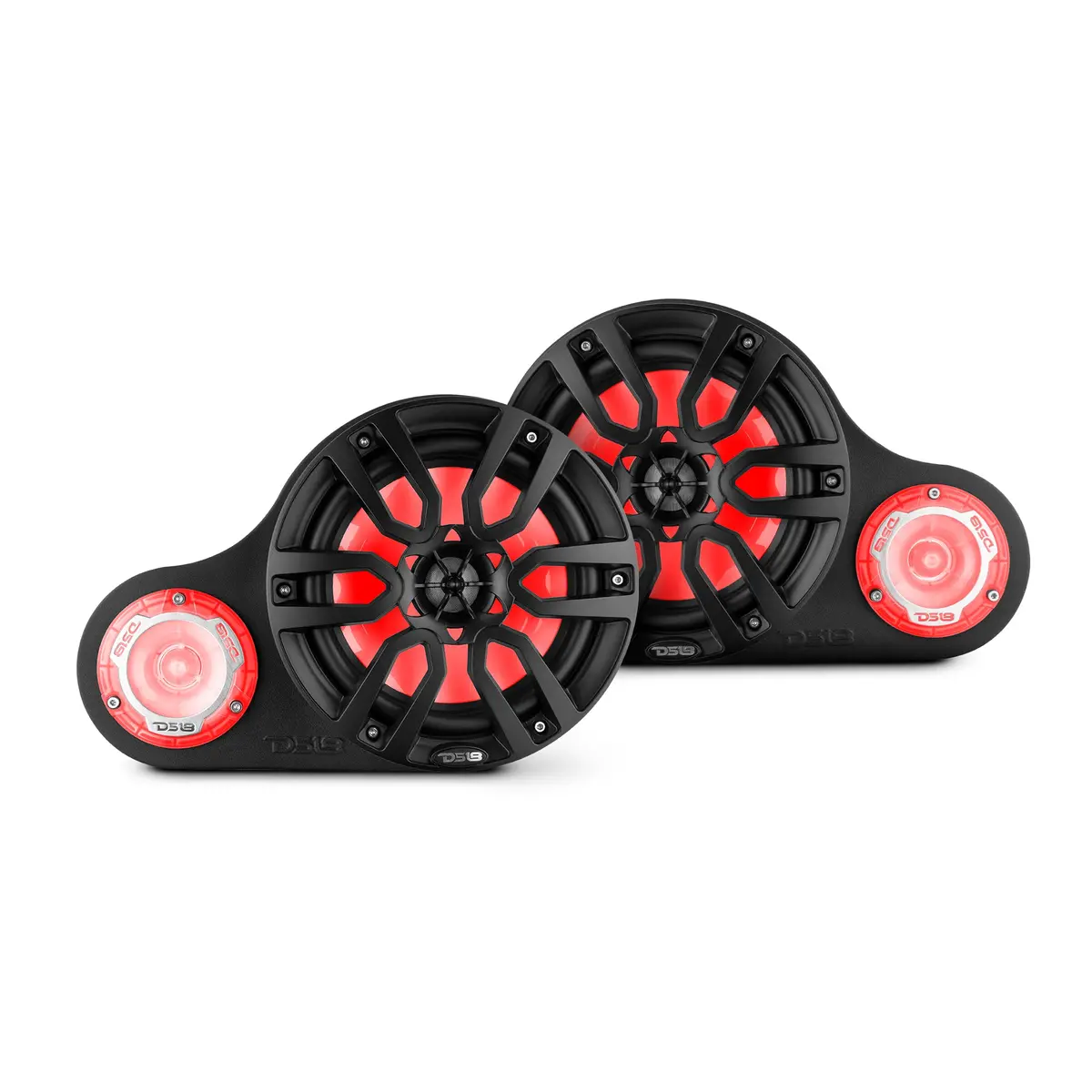 High Density Abs 2-Way Universal Pod Loaded With 8" Loudspeaker And 1 X 3.78” Tweeter 1