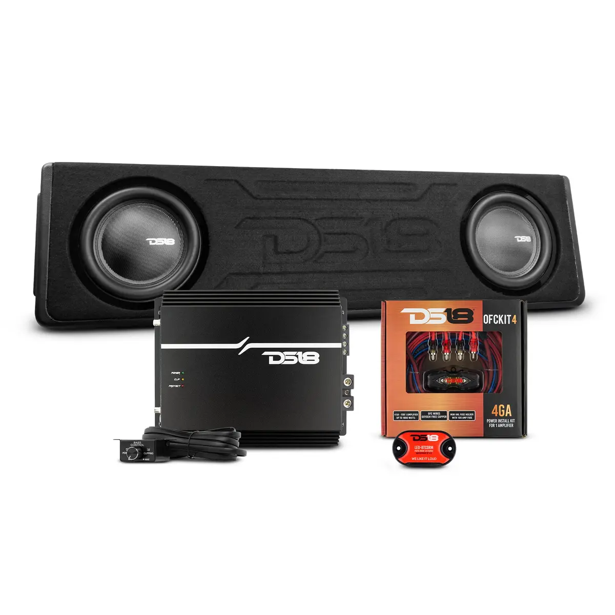 Ford F-150 2 X 10" Subwoofer Loaded Enclosure Package With Vinyl Finish And Dream Led Lights (Made In Usa) 1
