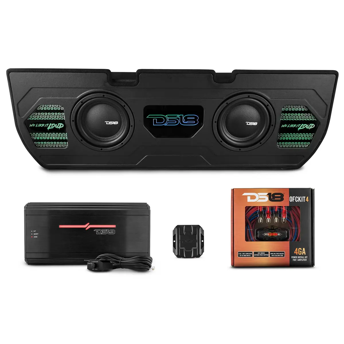 Exclusive Dual 10" Sealed Subwoofer Enclosure Package For 22-Up Toyota Tundra 1200 Watts Rms 1
