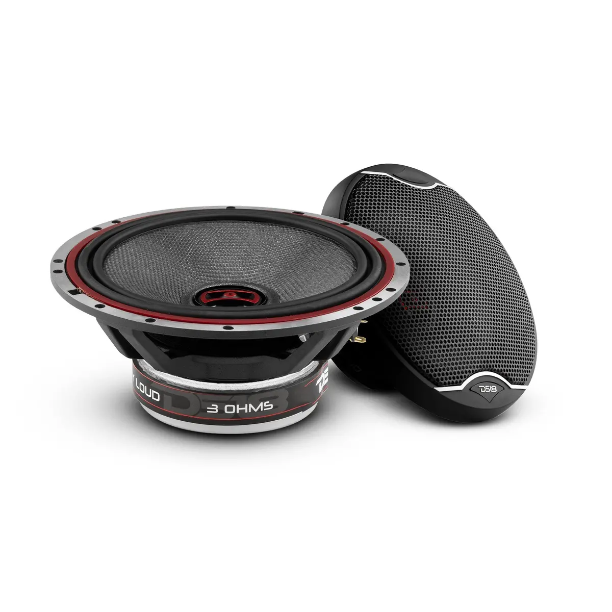 Exl 6.5" 2-Way Coaxial Speaker With Fiber Glass Cone | 120W Rms 3-Ohm 1
