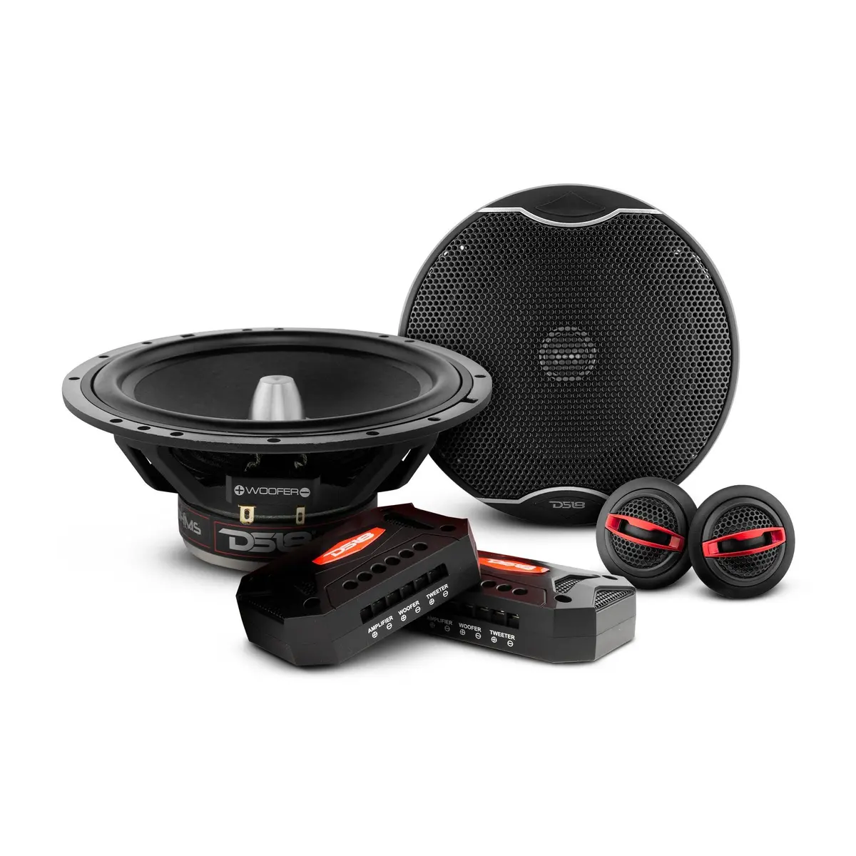 Exl 6.5" 2-Way Component Speaker System 400 Watts 4-Ohms (Pair) 1