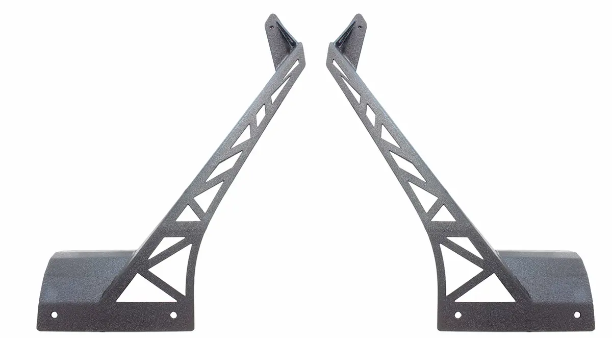 Fishbone Offroad Windshield Light Bracket For 2018 & Up Wrangler/Gladiator Fb21058 1