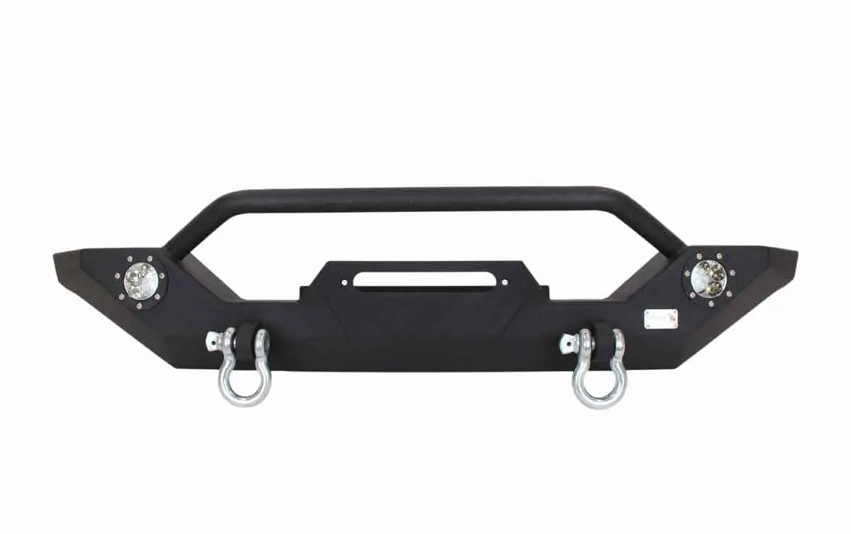 Fishbone Offroad Front Winch Bumper With Led's For 1987-2006 Jeep Wrangler Fb22016 1