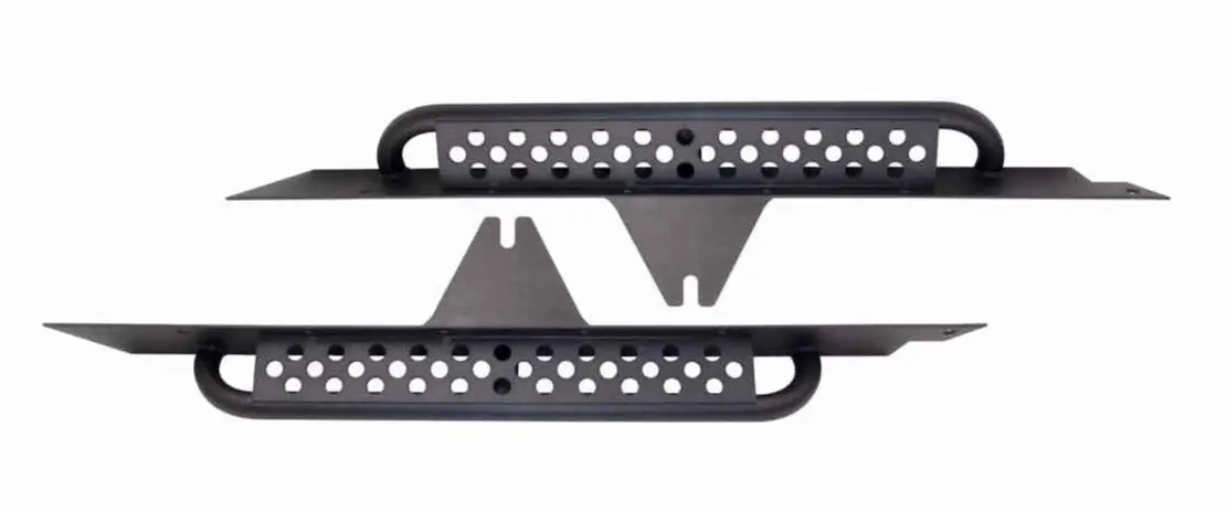 Fishbone Offroad Rock Slider With Tube Step For 1987-1995 Jeep Wrangler Fb23115 1