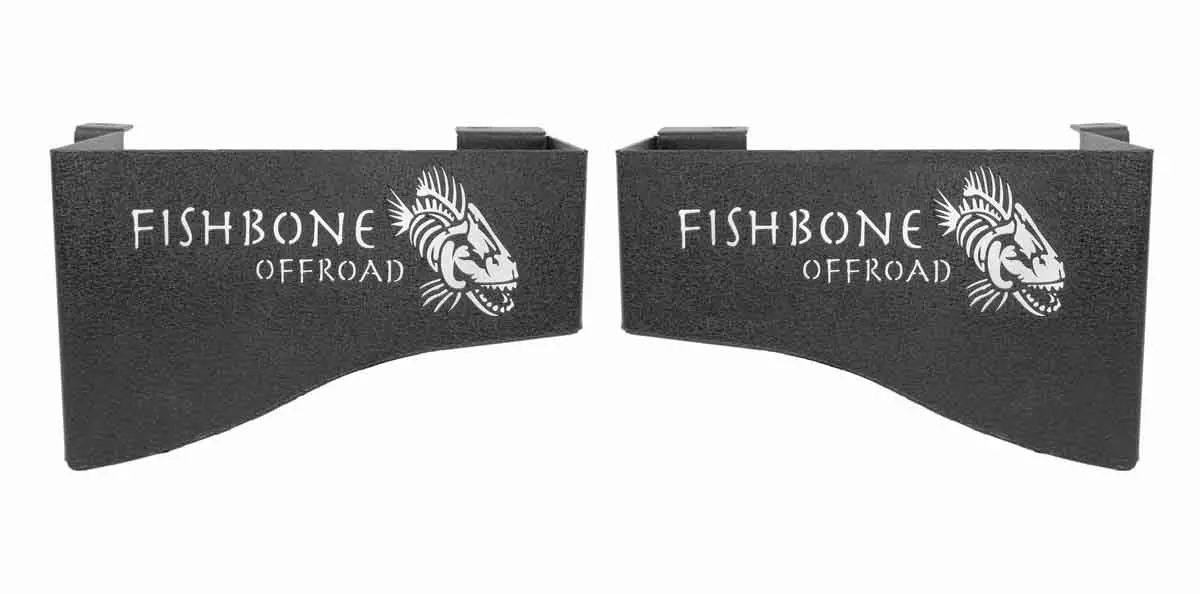 Fishbone Offroad Wheel Well Storage Bins For 2007-2018 Jeep Wrangler Fb25081 1