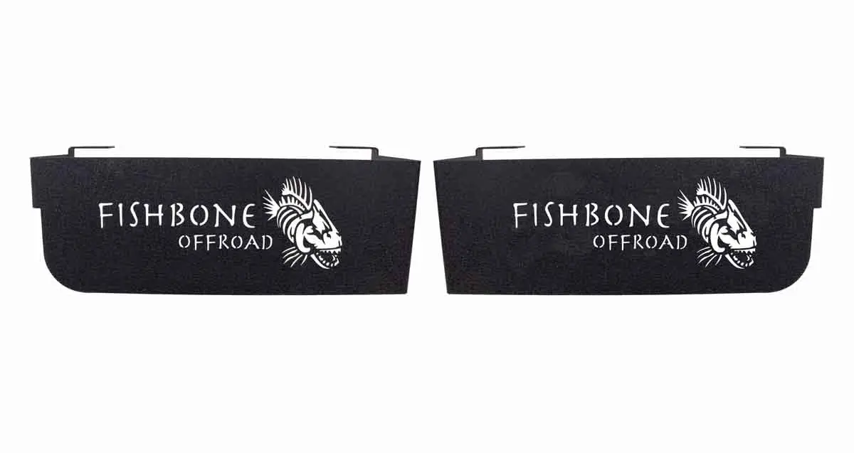 Fishbone Offroad Wheel Well Storage Bins For 2004-2006 Jeep Wrangler Fb25104 1