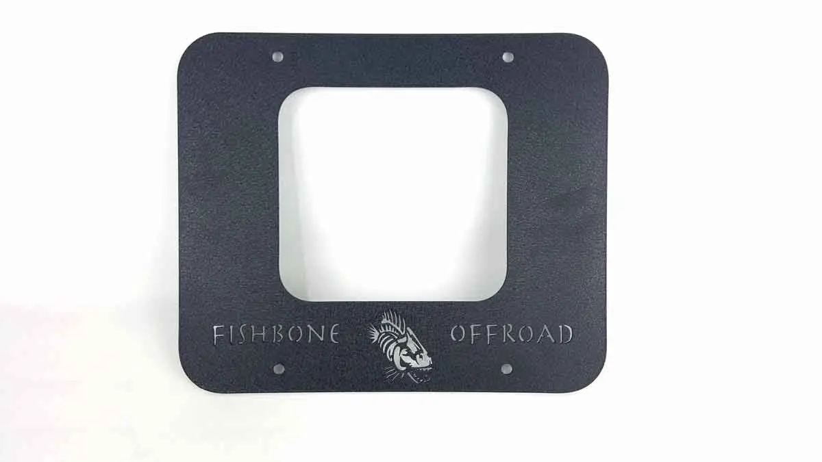 Fishbone Offroad Back Side Tailgate Plate 1997-2006 Jeep Wrangler Fb31058 1
