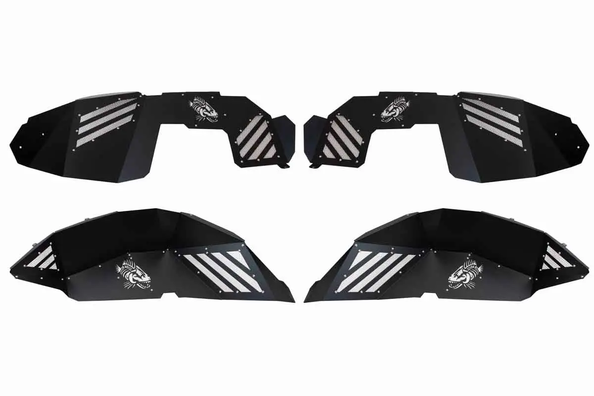 Fishbone Offroad Aluminum Inner Fenders For 2018 & Up Jeep Wrangler Fb33193f 3