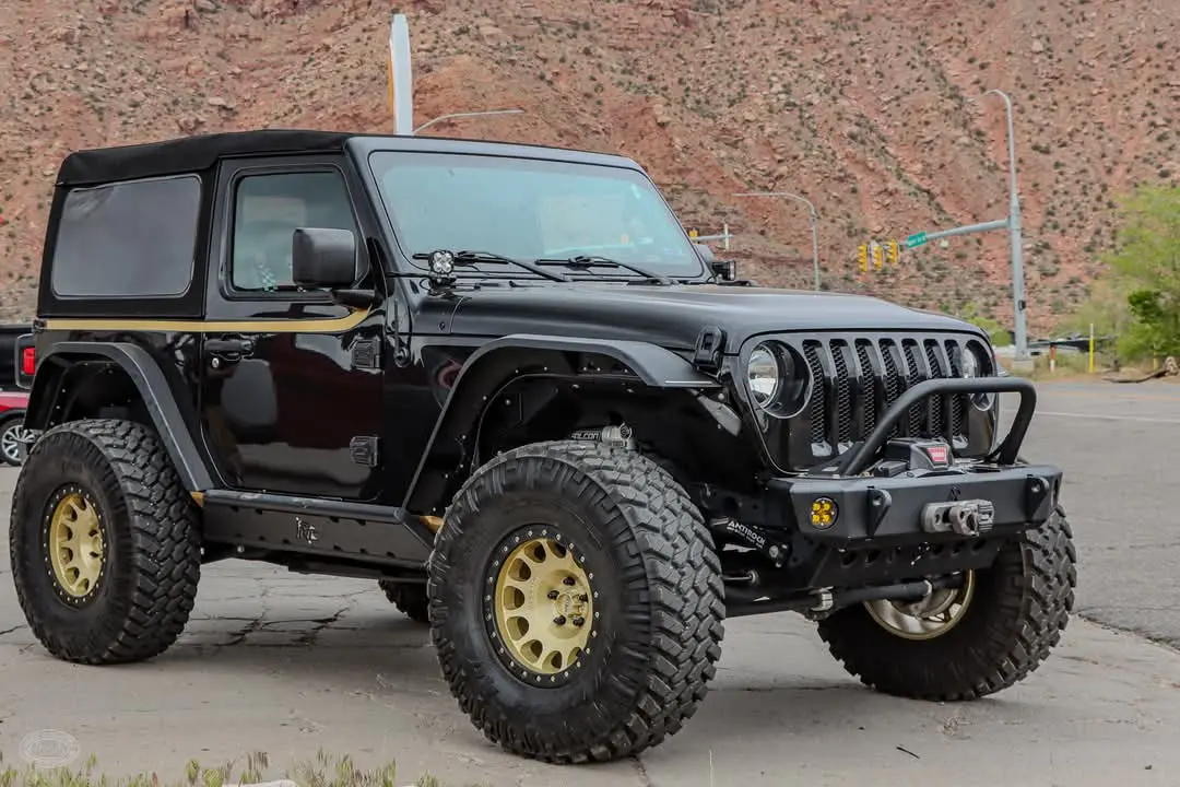 Jl Rock Sliders - 2 Door Frame Mounted - Rimrocker Series 1