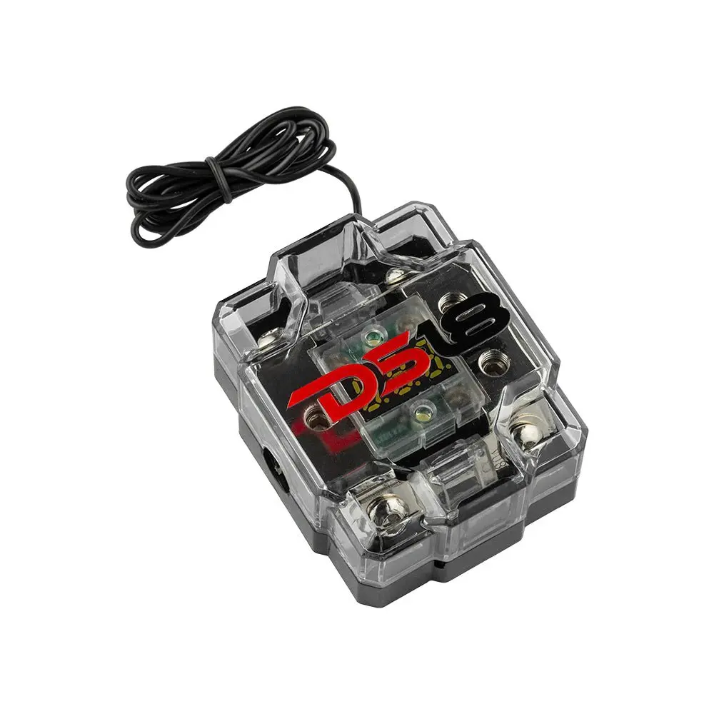 Ds18 Fdg1224afs-80A Anl Fuse Holder And Distribution Block 0Ga In - 2X4ga Out With Voltmeter 1