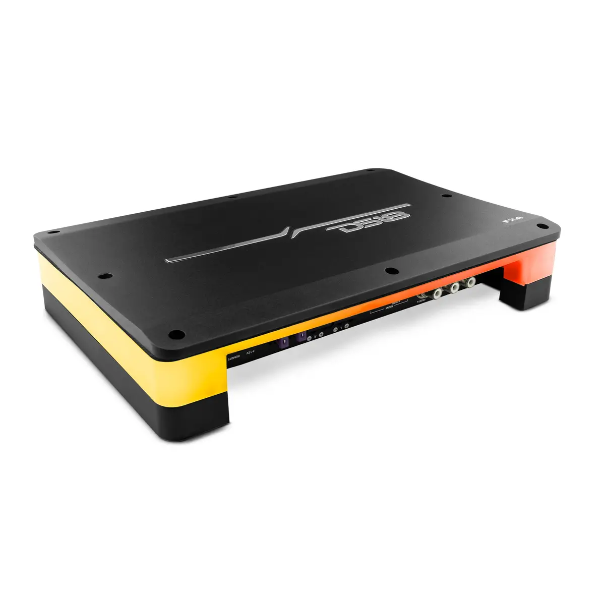 Flush Mount / Surface Mount 4 Channel Class D Amplifier With Acrylic Cover For Custom Installation 4 X 180 Watts Rms @ 4 Ohm 1