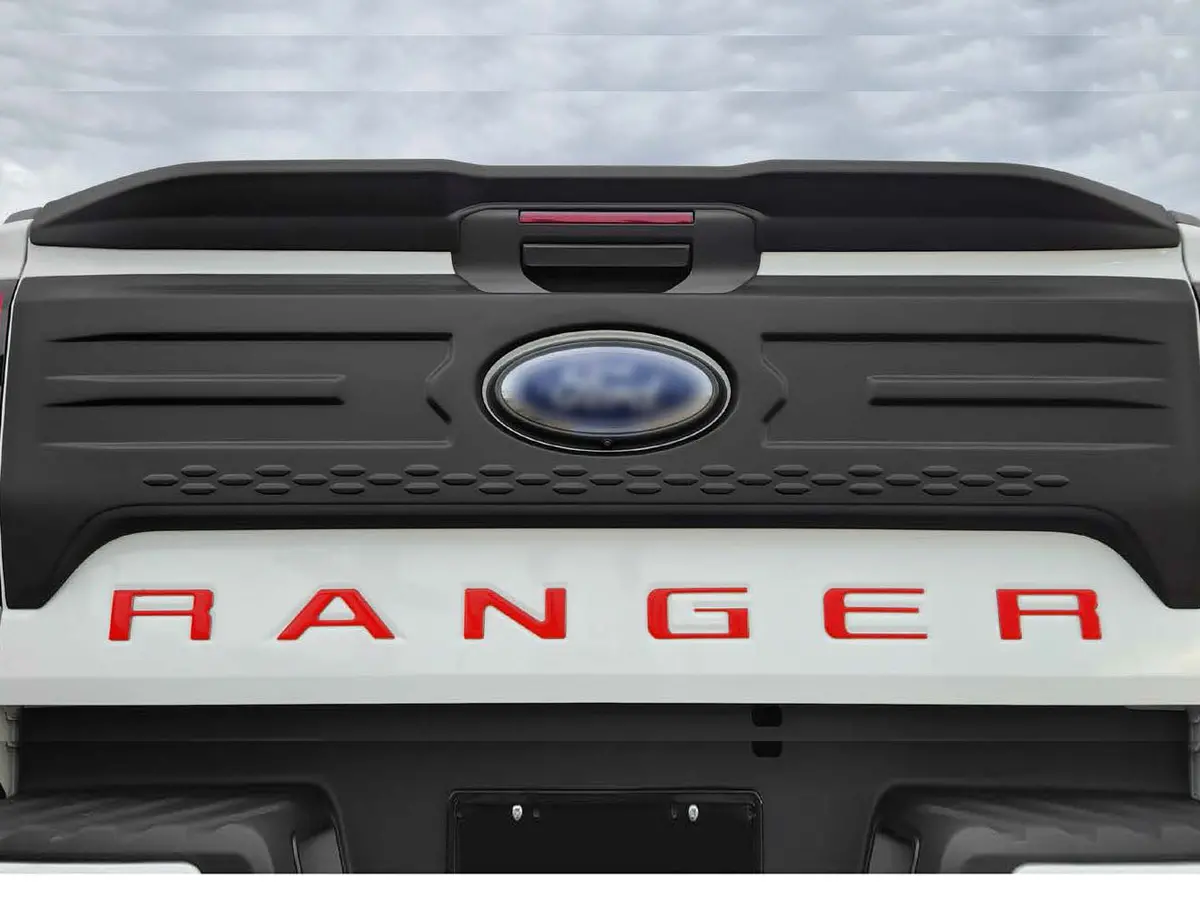 Ford Ranger, Raptor Ra (Next Gen) 2022+ Air Design Tailgate Applique Panel - Satin Black 1