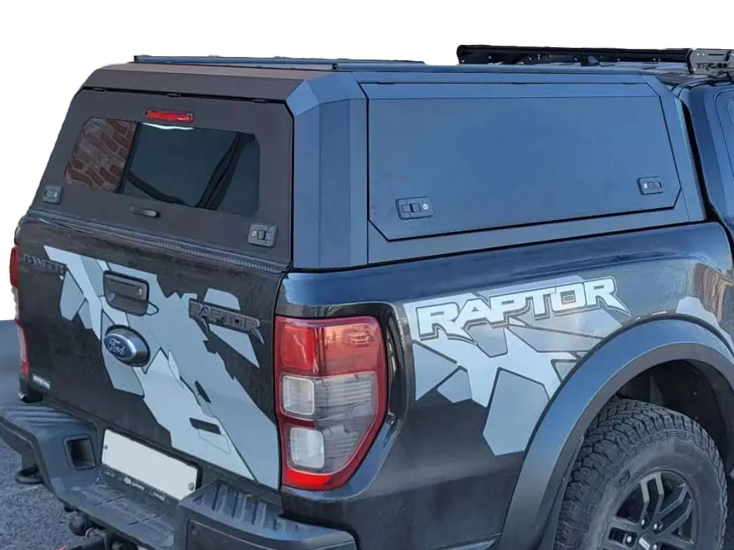 Ford Raptor Px, Px2, Px3 Dc 2012-2021 Black Titan Hybrid Canopy - Stainless Steel Alloy Modular 1