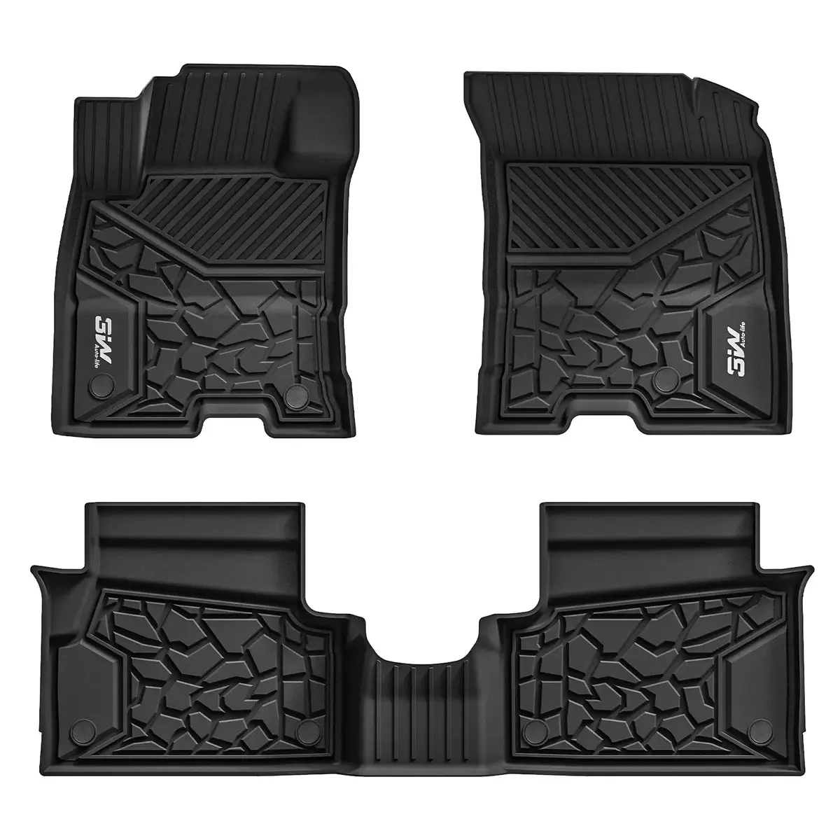 3W Floor Mats Fit For Ford Maverick Hybrid 2022-2026 Custom Floor Mats Thorex™ All-Weather Protect (Only For Hybrid) 1