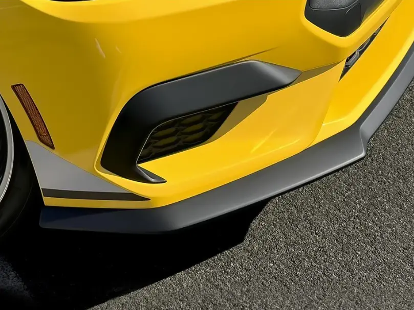 Ford Mustang 2024+ Air Design Front Splitter For Air Design Front Bumper - Satin Black 1