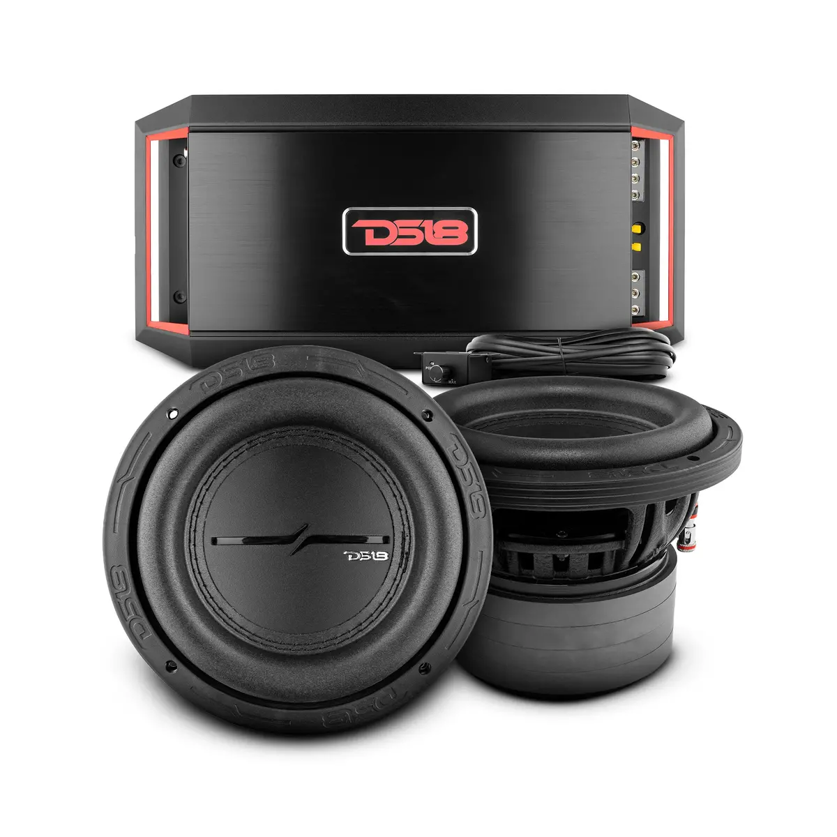Bass Package - Pair Of 6.5" Subwoofer Zxi6.2D And Amplifier Gen-X1200.1 1