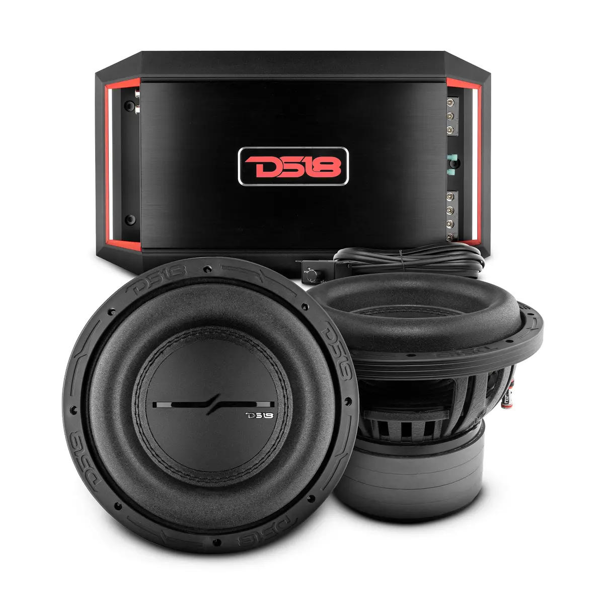 Bass Package - Pair Of 8" Subwoofer Zxi8.2D And Amplifier Gen-X1800.1D 1