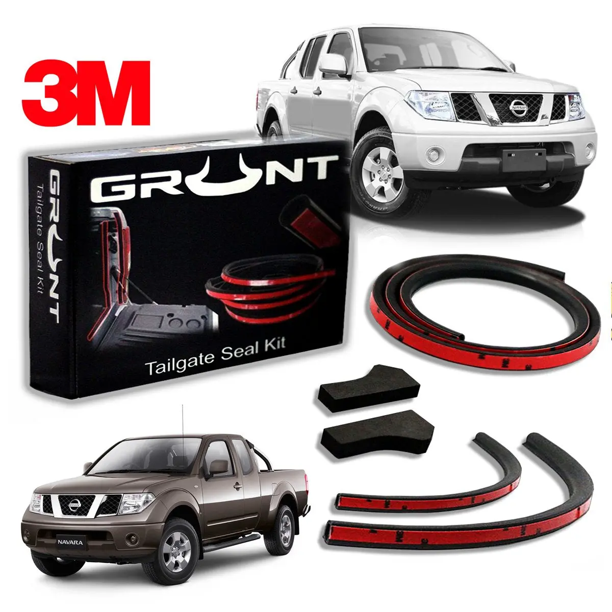 Nissan Navara D40 Tailgate Seal Kit 1997-2016 1