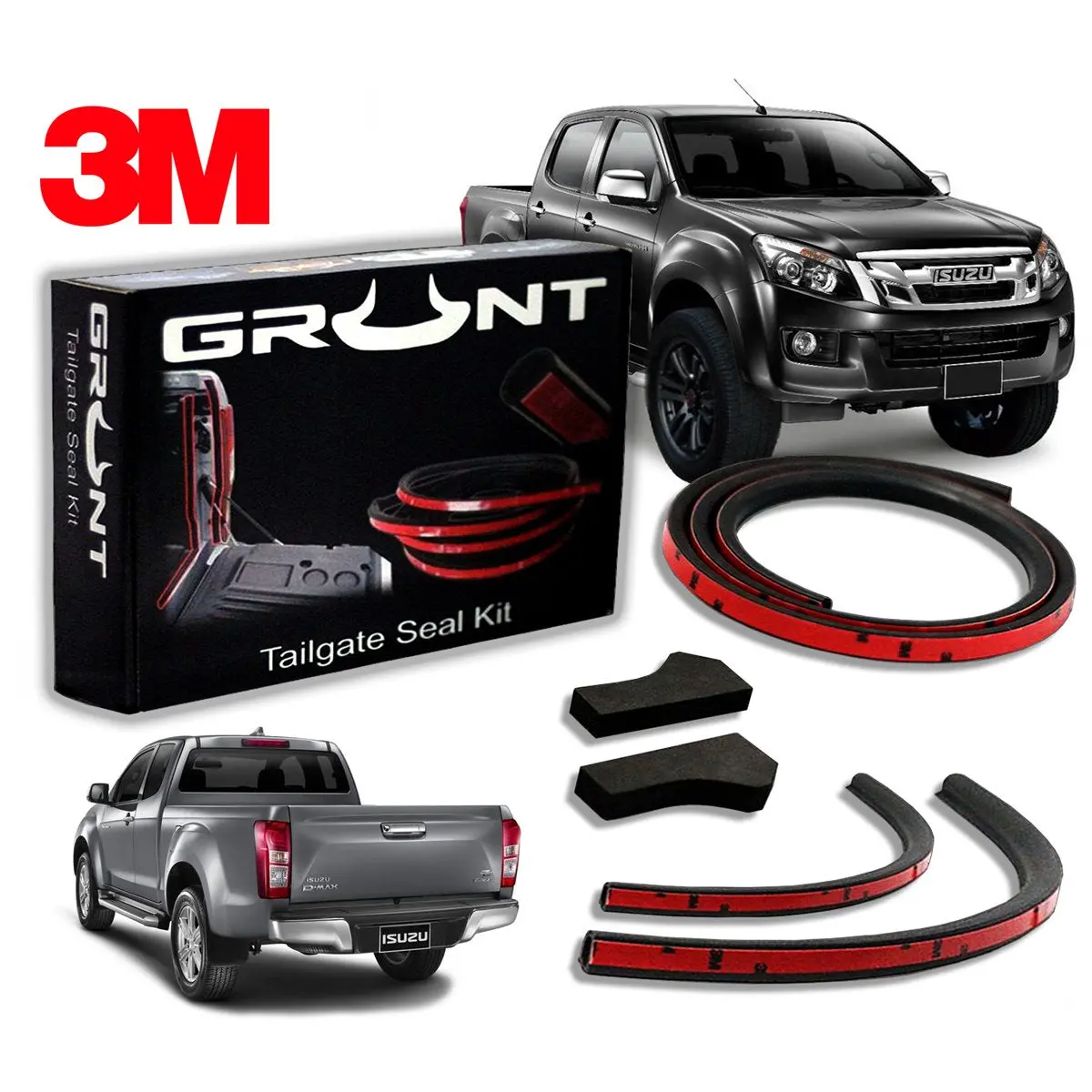 Isuzu D-Max 2020-2026 Tailgate Seal Kit 1