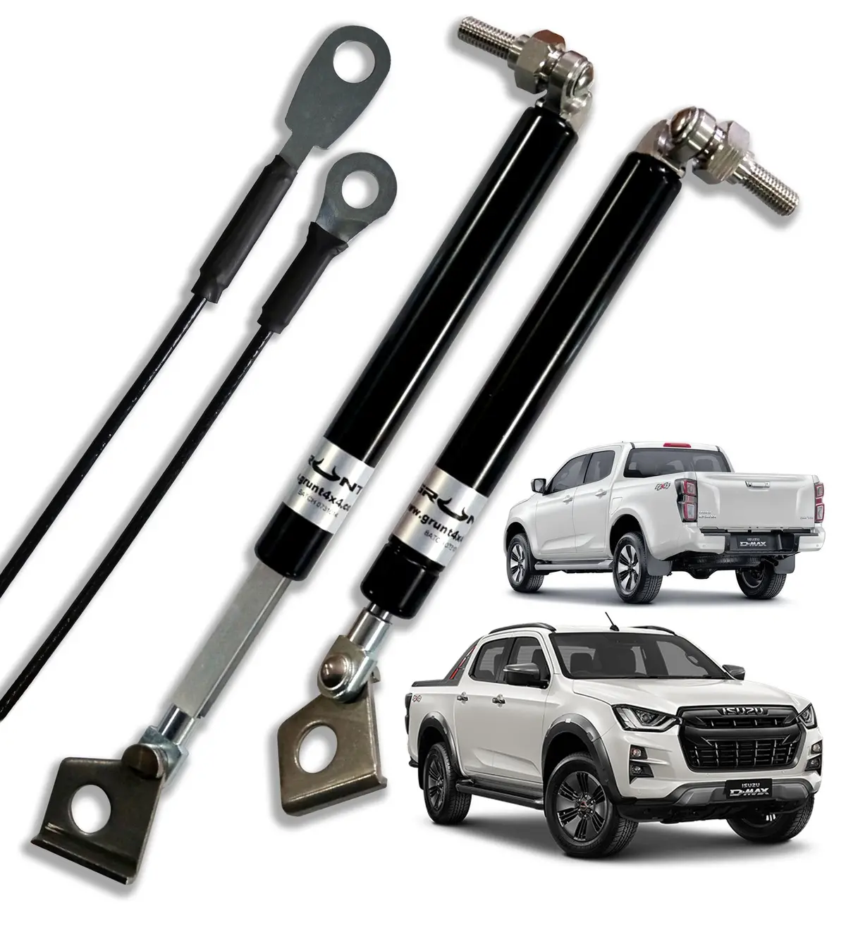 Isuzu D-Max 2021+ Tailgate Strut Assist System (New Rg D-Max) 1