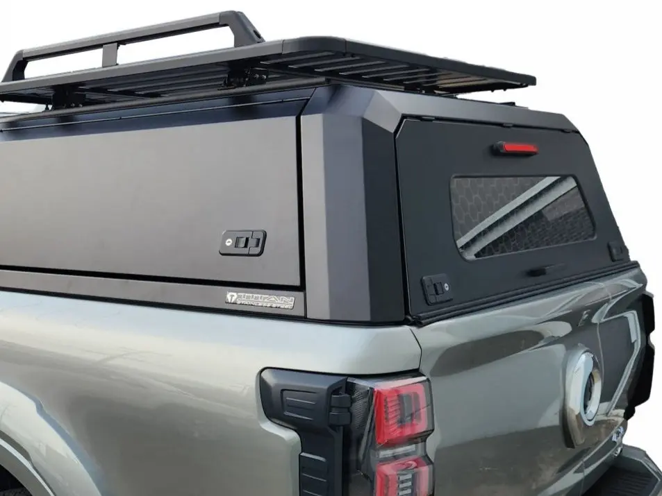 Gwm Cannon Alpha (Ultra, Lux & Ultra Phev) 2024+ Black Titan Hybrid Canopy - Stainless Steel Alloy Modular 1