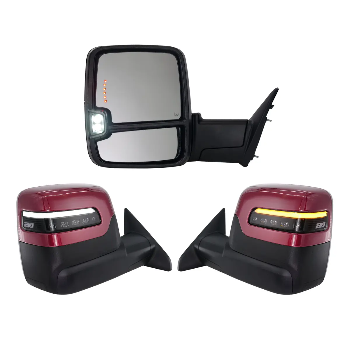 2023+ Style Ram Tow Mirrors | 2009-2018 Dodge Ram 1500 34