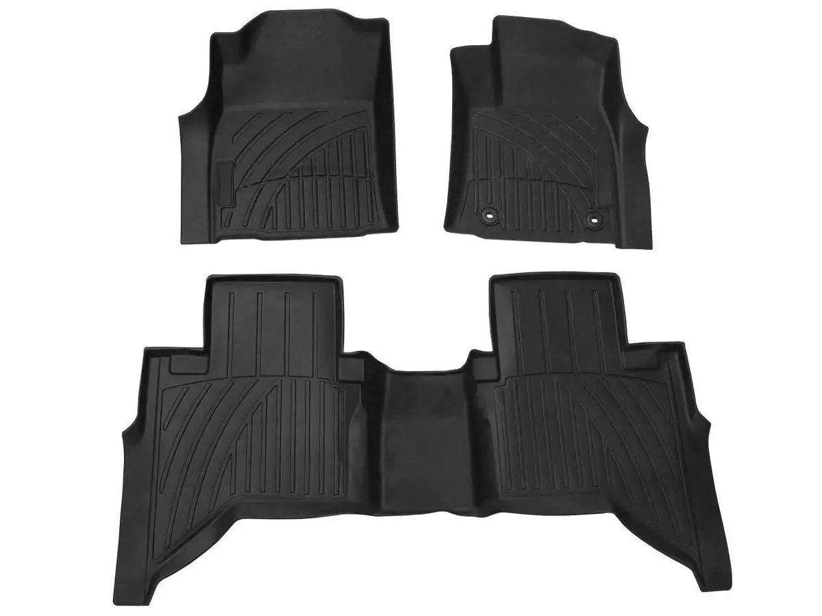 Toyota Hilux Sr (J-Deck) 2016-2025 Bodyline 3D Floor Mats Floorliner Carpet Protection 1